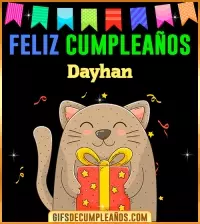 GIF Feliz Cumpleaños Dayhan